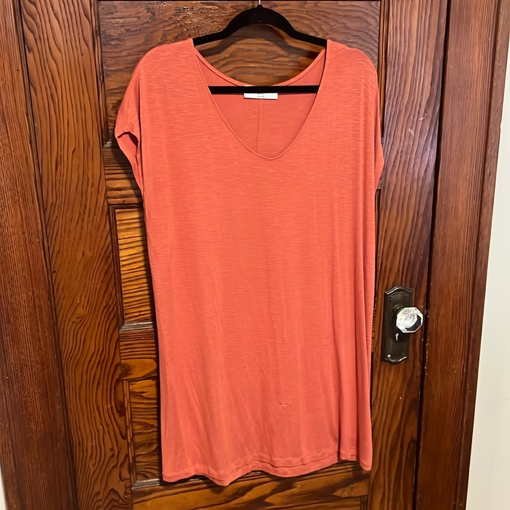 Small, Double Zero  terracotta t-shirt dress